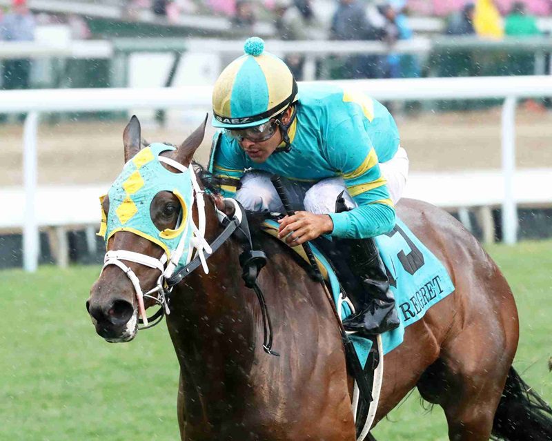 Pin Up Betty wins the 2024 Regret S. (G3) at Churchill Downs - John Gallagher/Coady photo